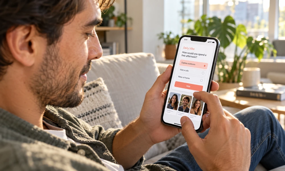 By Chance Includes Daily Polls in Its Discovery Experience